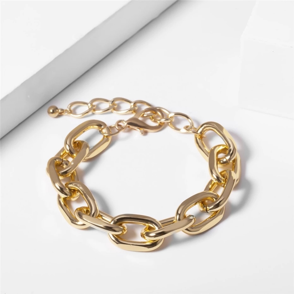 Chunky Chain  Necklace & Bracelet Set - Picture 4 of 5